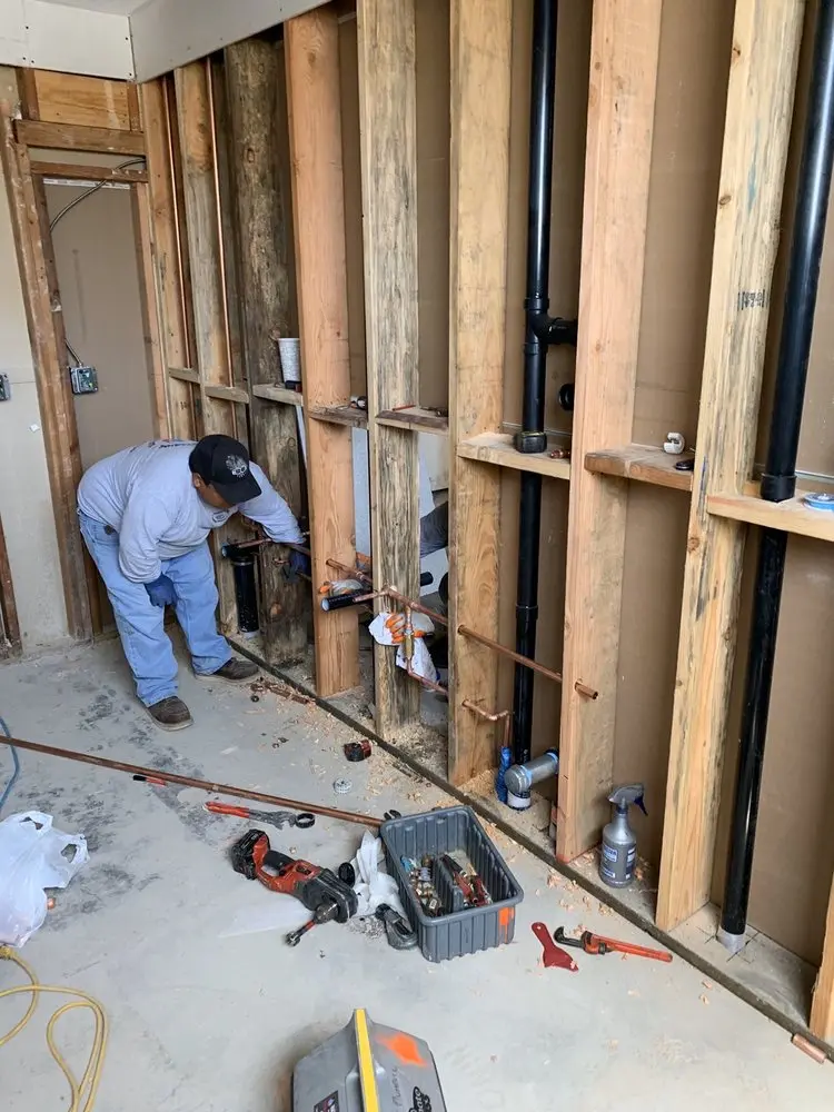 Commercial rough-in plumbing for Gas Line Repair in Lafayette Park